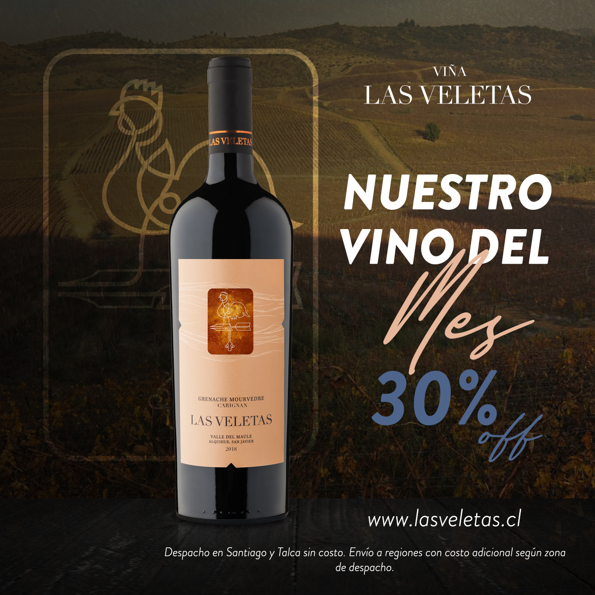 EN SEPTIEMBRE CELEBRA CON VIÑA LAS VELETAS, EL ALMA DEL MAULE