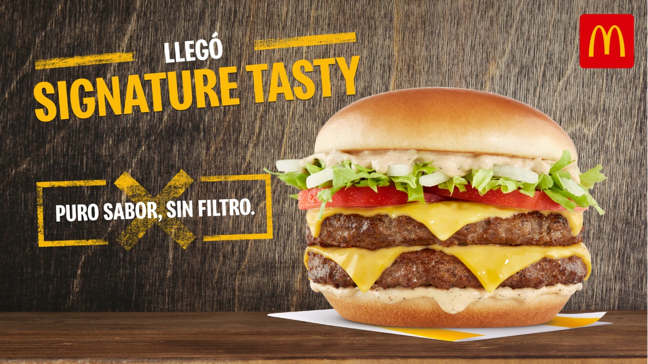 El clásico sabor Tasty, vuelve a McDonald’s en su línea Signature