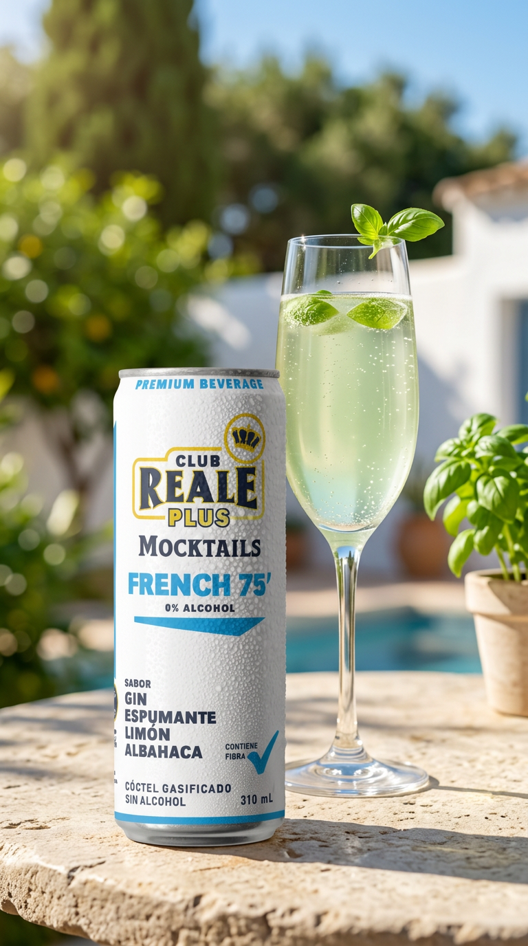 Club Reale amplía su portafolio sin alcohol y suma French 75: un clásico reinterpretado