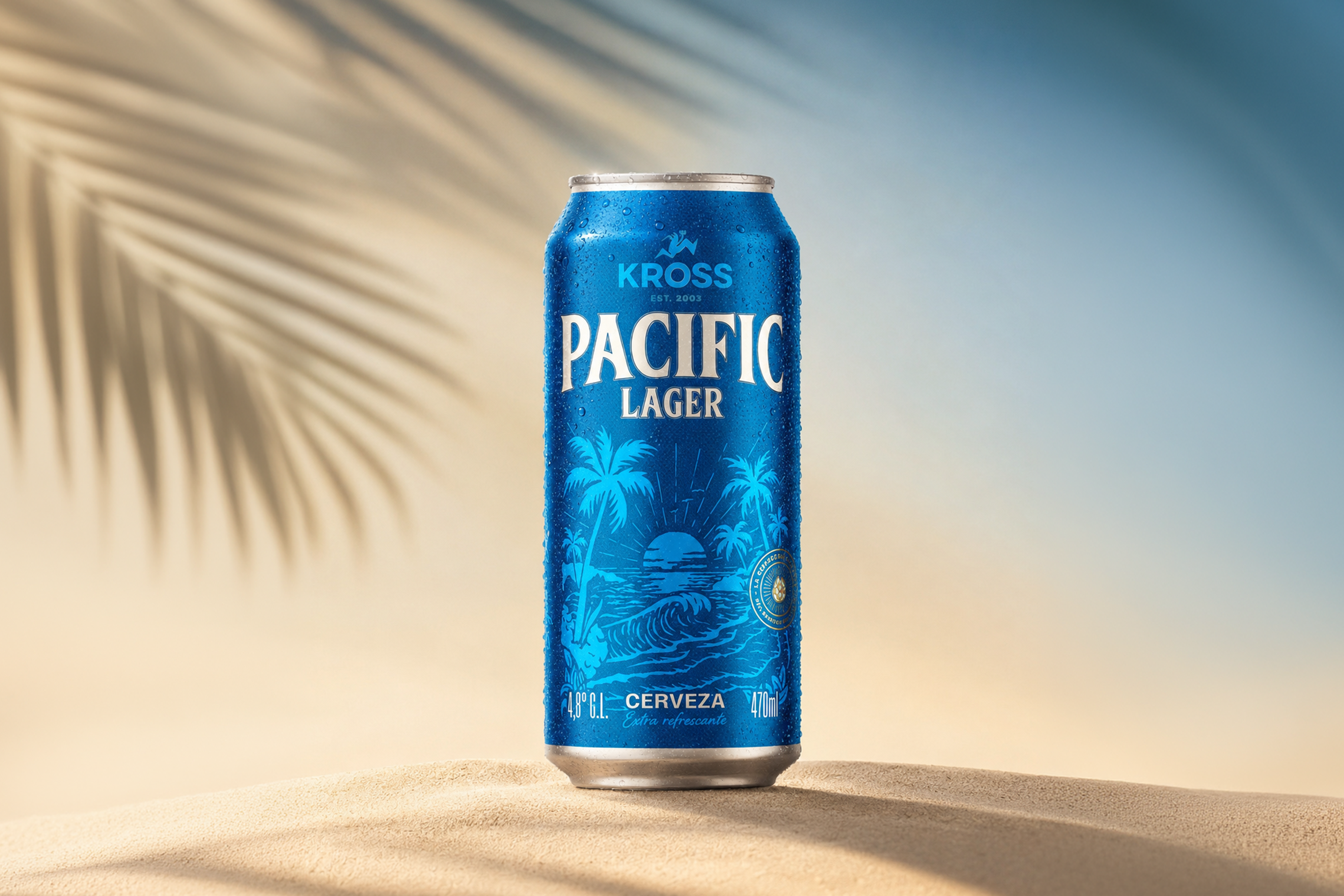 Kross lanza Pacific Lager, una cerveza con sal de mar inspirada en la costa del Pacífico