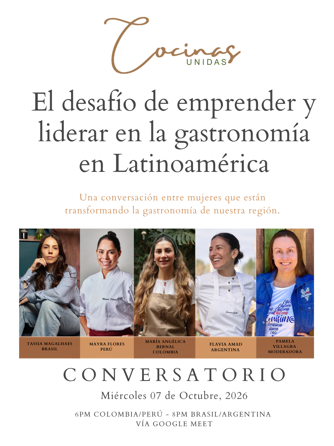Cuatro&nbsp;referentes&nbsp;de&nbsp;la&nbsp;gastronomía&nbsp;latinoamericana&nbsp;  se&nbsp;reúnen&nbsp;para &nbsp;debatir&nbsp;los&nbsp;desafíos&nbsp; de&nbsp;emprender&nbsp;y&nbsp;liderar